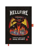 Kalendarze - Stranger Things Hellfire Club kalendarz książkowy A5 2025 - miniaturka - grafika 1