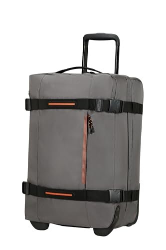 American Tourister Urban Track, torba podróżna na 2 kółkach, 55 cm, 55 l, szara (Dark Grey), szary (Dark Grey), S (55 cm - 55 L), Torba podróżna na 2 kółkach