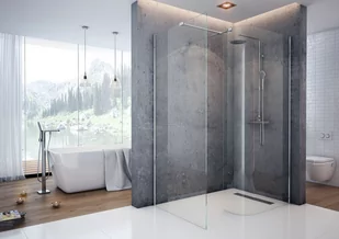 Excellent VIDOQ  Kabina typu Walk-In 100x200 KAAC.1506.1000.LP; KAAC.1507.850.LP - Kabiny prysznicowe - miniaturka - grafika 1