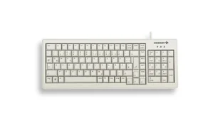 CHERRY XS G84-5200 klawiatura Biuro USB + PS/2 AZERTY Francuski Szary  G84-5200LCMFR-0 - Klawiatury - miniaturka - grafika 1