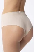 Majtki damskie - Figi damskie brazyliany bezszwowe beżowe Brasil Maxi - miniaturka - grafika 1