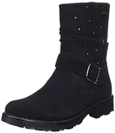 Moda i Uroda OUTLET - Richter Kinderschuhe Chłopcy, dziewczęcy, Jane sztyblety, czarne, 31 EU - miniaturka - grafika 1