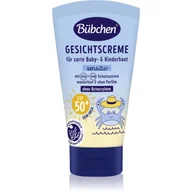 Kremy dla dzieci - Bübchen Sensitive Sun Protection Face Cream SPF 50+ krem ochronny do twarzy dla dzieci SPF 50+ 6 m+ 50 ml - miniaturka - grafika 1