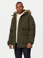 Kurtki męskie - Jack&Jones Parka Star 12256892 Zielony Regular Fit - miniaturka - grafika 1