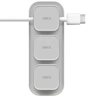 Kable - UNIQ Pod Mag magnetyczny organizer do kabli + baza szary/chalk grey - miniaturka - grafika 1