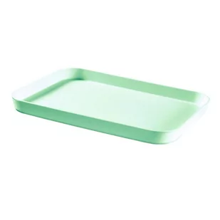 Curver Taca dwustronna ESSENTIALS seledynowa 241953 - Tace i patery - miniaturka - grafika 1