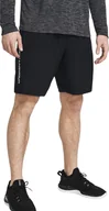 Spodnie sportowe męskie - Under Armour Spodenki męskie Under Aromur Tech Woven Wordmark czarne 1383356 001 S - miniaturka - grafika 1