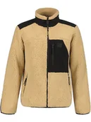 Kurtki damskie - Icepeak Kurtka polarowa "Ardem" w kolorze jasnobrązowo-czarnym - miniaturka - grafika 1