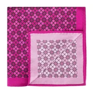 Krawaty i muchy męskie - Poszetka z jedwabiu we wzory - miniaturka - grafika 1