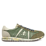 Sneakersy męskie - Sneakersy Premiata Lucy Var 7256 Zielony - miniaturka - grafika 1