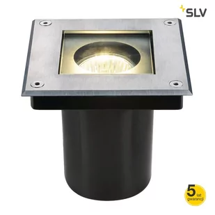 SLV Oświetlenie dolne Dasar Square GU10 229374x35 W GU10 IP67 OxW) 7 cmx12 cm - Lampy ogrodowe - miniaturka - grafika 2