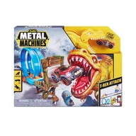 Zabawki konstrukcyjne - Metal Machines, Tor samochodowy Atak T-Rexa - miniaturka - grafika 1