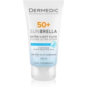 Kremy do twarzy - Dermedic Sunbrella Ultralekki krem SPF50+ skóra naczyniowa i nadreaktywna 40ml - miniaturka - grafika 1