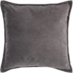Atmosphera Poduszka dekoracyjna ozdobna 45 x 45 cm kolor antracytowy 146200L - Poduszki dekoracyjne - miniaturka - grafika 1