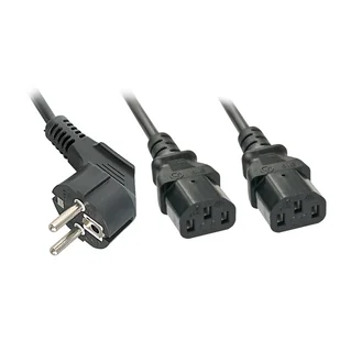 Lindy 30048 kabel zasilające Czarny CEE7/14 - Kable komputerowe i do monitorów - miniaturka - grafika 1