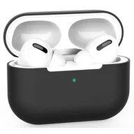 Akcesoria do słuchawek - Etui na słuchawki TECH-PROTECT Icon do Apple Airpods Pro 1/2 Czarny - miniaturka - grafika 1