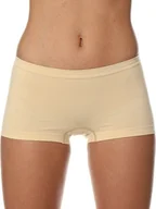 Bielizna sportowa damska - Brubeck Bokserki damskie BX10470A Comfort Cotton beżowe r. XL - miniaturka - grafika 1