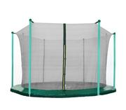 Akcesoria do trampolin - Aga Indoor siatka ochronna 305 cm na 8 prętów Czarna - miniaturka - grafika 1