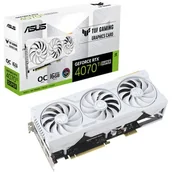 Karty graficzne - Karta VGA Asus GeForce RTX 4070 Ti Super TUF-RTX4070TIS-O16G-BTF-WHITE OC 16GB - miniaturka - grafika 1