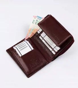 Skórzany, Średni Portfel Damski Z Systemem Rfid Lumarko! - Portfele - miniaturka - grafika 8