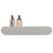 Półki łazienkowe - Szara półka pod prysznic Monza 48cm - miniaturka - grafika 1