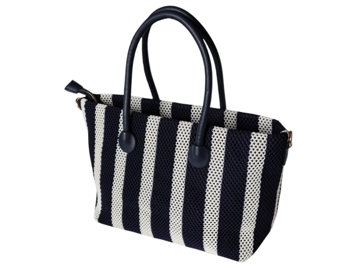 Shopper Damska Torba Na Ramię Modna Torebka Listonoszka Miejska, Niebieski