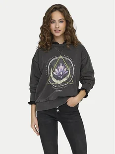 ONLY Bluza Lucinda 15340912 Szary Regular Fit - Bluzy damskie - miniaturka - grafika 1