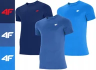 Koszulki męskie - Koszulka Męska 4f Zestaw 3 Szt. Tz64 T-shirt Podkoszulek Na Co Dzień Xxl - miniaturka - grafika 1