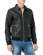 Kurtki męskie - JACK & JONES Jjtimber Pu kurtka męska, czarny, L - miniaturka - grafika 1
