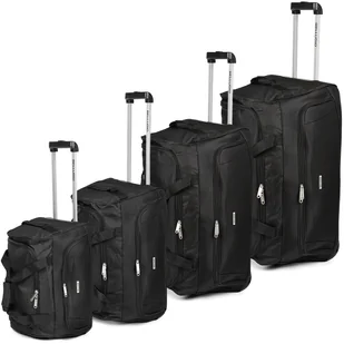 Torba PODRÓŻNA mała na kólkach ZE STELAŻEM Bellugio S czarny - Walizki Torba PODRÓŻNA mała na kólkach ZE STELAŻEM Bellugio S czarny - Walizki - miniaturka - grafika 2