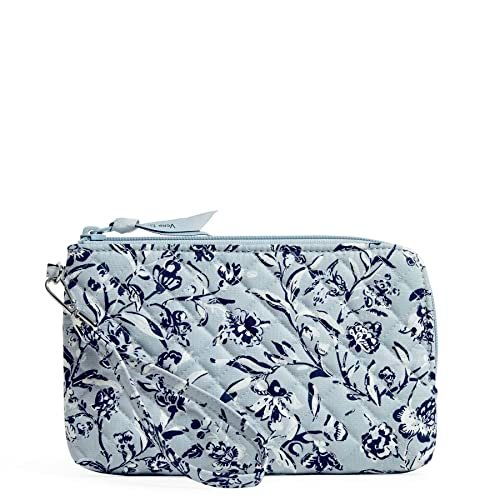 Vera Bradley Damska bawełniana bransoletka z ochroną RFID, szara perennials - bawełna z recyklingu, jeden rozmiar