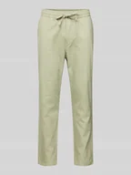 Spodnie męskie - Spodnie o kroju tapered fit z dodatkiem streczu model ‘LINUS’ - miniaturka - grafika 1
