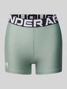 Szorty o kroju super skinny fit z pasem z logo - Spodenki damskie - miniaturka - grafika 1
