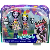 Lalki dla dziewczynek - Enchantimals Sage i Sabella Skunk Lalki siostry 2-pak HCF82 HCF82 - miniaturka - grafika 1