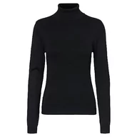 Swetry damskie - VERO MODA PETITE Damski sweter Vmglory Ls Rollneck Blouse Ga Noos Ptt, Schwarz, S (Wąska talia) - miniaturka - grafika 1