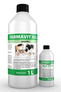 Vetos-Farma Vetos-Farma FARMAVIT AD3E 1000ml 41812-uniw - Akcesoria jeździeckie - miniaturka - grafika 1