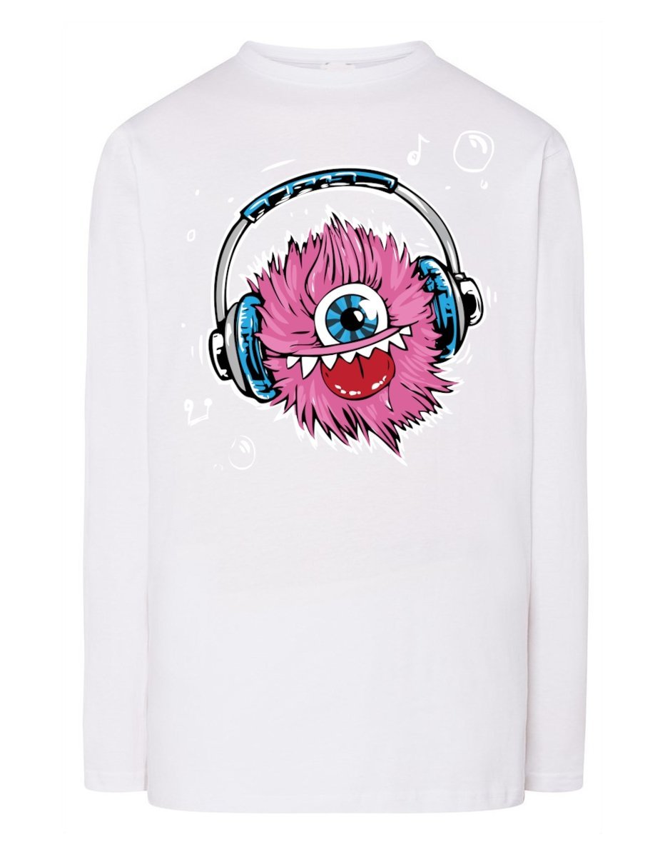 Longsleeve nadruk kolorowy Potwór Monster r.XS