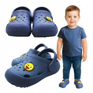 Klapki dziecięce piankowe basenowe LEKKIE miękkie z paskiem wygodne 23/24 - Moda i Uroda OUTLET - miniaturka - grafika 1