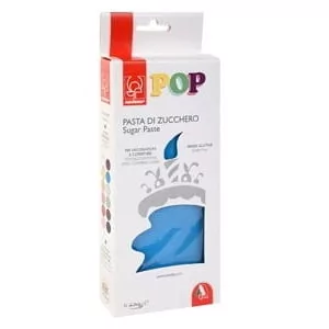 Masa cukrowa lukier Modecor niebieska 250 g - Dodatki do ciast w proszku - miniaturka - grafika 1