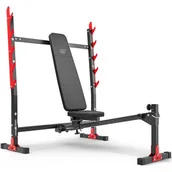 Ławki treningowe - Ławka regulowana ze zintegrowanymi stojakami MH-L107 2.0 - Marbo Sport - miniaturka - grafika 1