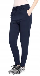 Only Spodnie Damskie Granatowe Casual Wiązane W Pasie Xxs J2A - Spodnie męskie Only Spodnie Damskie Granatowe Casual Wiązane W Pasie Xxs J2A - Spodnie męskie - miniaturka - grafika 1