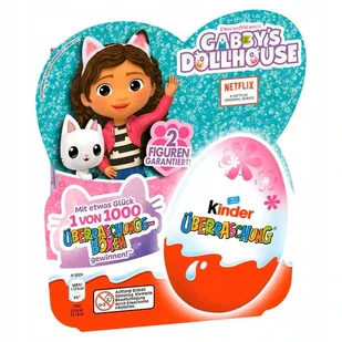 Kinder Niespodzianka – Gabby’s Dollhouse Koci Domek Gabi 4×20 g z Niemiec - Słodkie kremy i masła - miniaturka - grafika 1