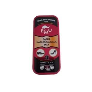 Gąbka Do Butów Emu Max 1 Sztuka Nabłyszczająca Czarna Shine Sponge - Środki do obuwia i ubrań Gąbka Do Butów Emu Max 1 Sztuka Nabłyszczająca Czarna Shine Sponge - Środki do obuwia i ubrań - miniaturka - grafika 1
