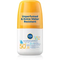 Balsamy i kremy do opalania - Nivea Sun Sensitiv mleczko do opalania dla dzieci roll-on SPF 50+ 50 ml - miniaturka - grafika 1
