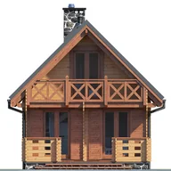 Altany ogrodowe - Piętrowy domek letniskowy ALIAS z balkonem 80m2 - Nordenwood - miniaturka - grafika 1