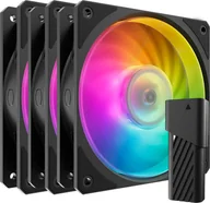 Wentylatory komputerowe - Wentylator Cooler Master Mobius 120P ARGB czarny 3-pack MFZ-M2DN-243P2-R1 - miniaturka - grafika 1