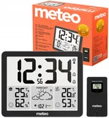 Stacje pogodowe - Bezprzewodowa Stacja Pogody Pogodowa Budzik Zegar Barometr Pogodynka Dcf - miniaturka - grafika 1