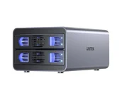 Obudowy i kieszenie na dyski twarde - UNITEK Obudowa RAID SATA 2.5"/3.5" - 4 tryby, 40TB, USB-C, 10Gb/s S1308C01-EU - miniaturka - grafika 1