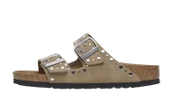 Klapki i japonki męskie - Birkenstock Arizona Rivet Taupe - miniaturka - grafika 1