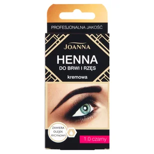 Joanna Joanna Kremowa henna do brwi i rzęs Jasny Brąz nr 3.1 - Pozostałe kosmetyki - miniaturka - grafika 2